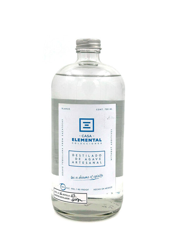 Casa Elemental Agave Spirit Blue Agave from Zacatecas 40% ABV 750mL