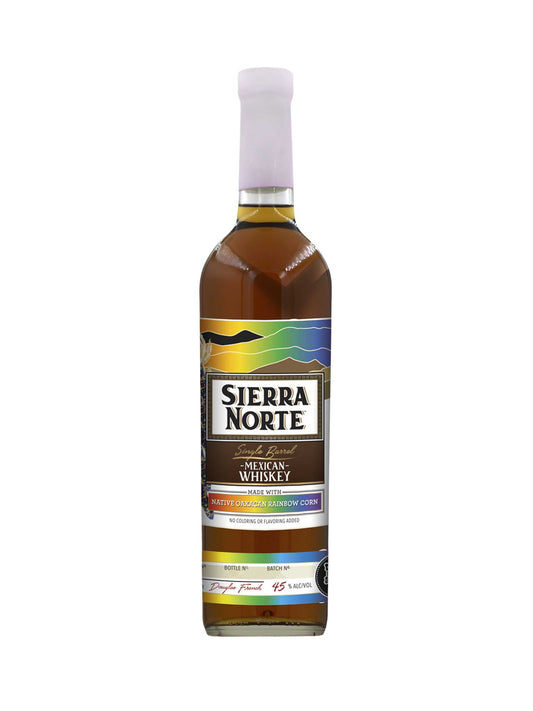 Sierra Norte Single Barrel Mexican Whiskey Rainbow 45% ABV 750mL